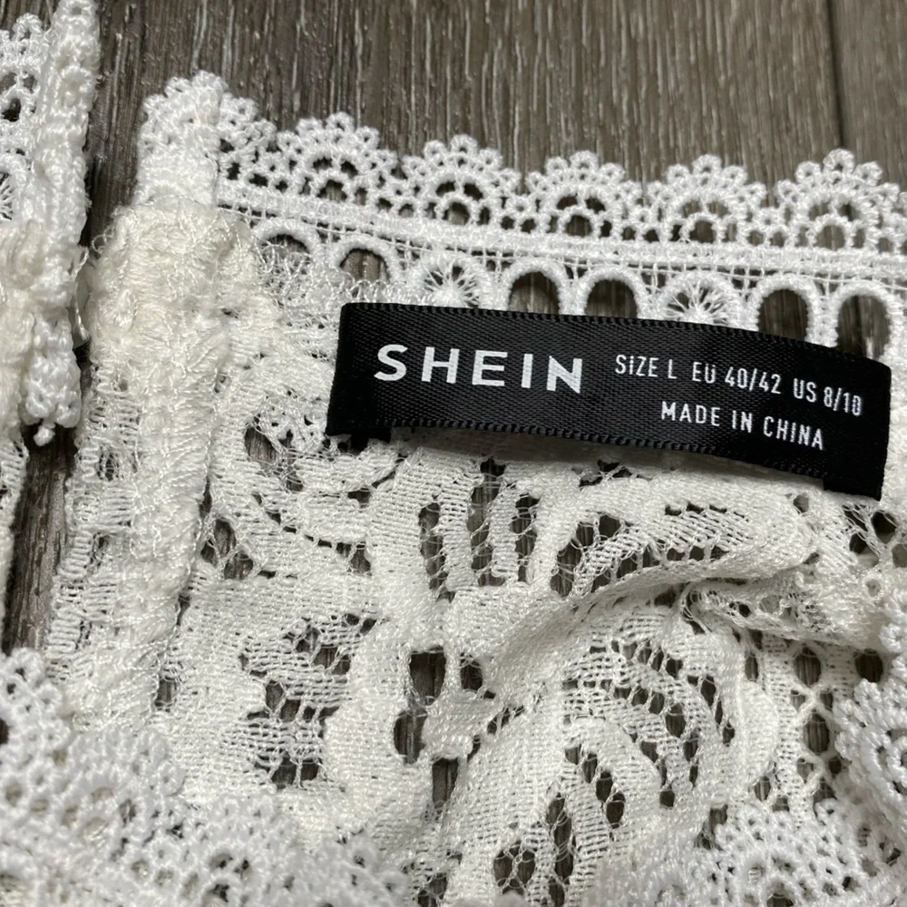 Shein White Blouse Size Large - Picture 7 of 16